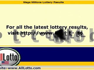 Mega Millions Lottery Drawing Results for March 15, 2011