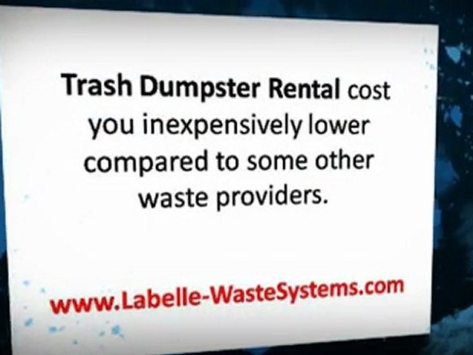 How To Locate an economical Trash Dumpster Rental