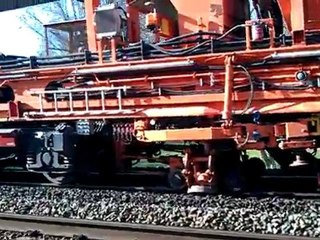 Train travaux dégarnisseuse Hazebrouck Dunkerque