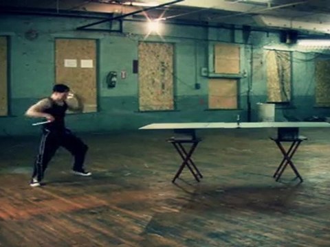 Ninja Ping Pong ( Ping Pong With Nunchucks )
