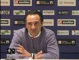 7 marzo 2010 Cesare  Prandelli dopo fiorentina juventus.