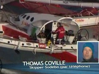 Voile / Tour du Monde : Thomas Coville toujours dans le coup