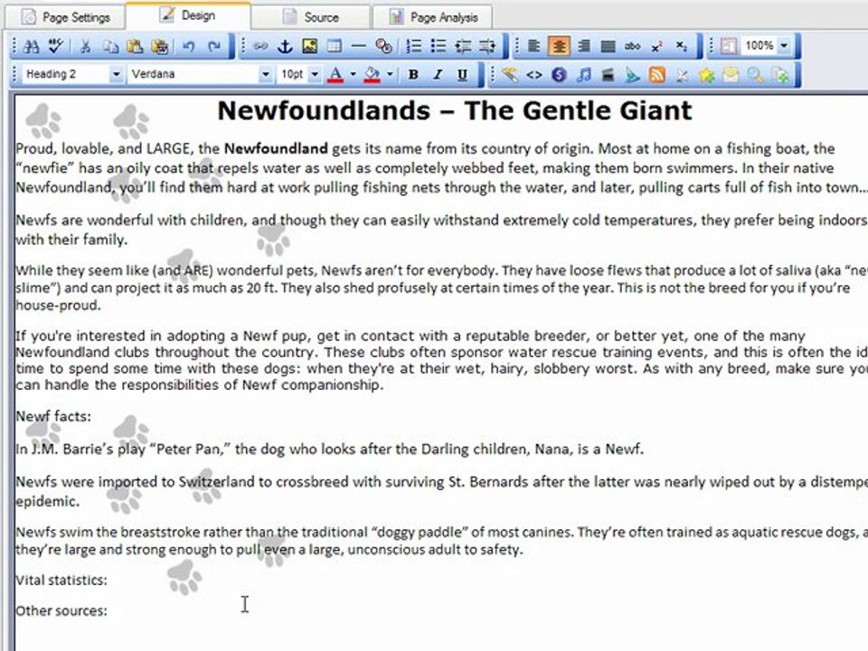XSitePro Website Design Software - Using The Website Designe