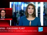 Japan - Fukushima Dai-ichi nuclear complex - Staff pull ...