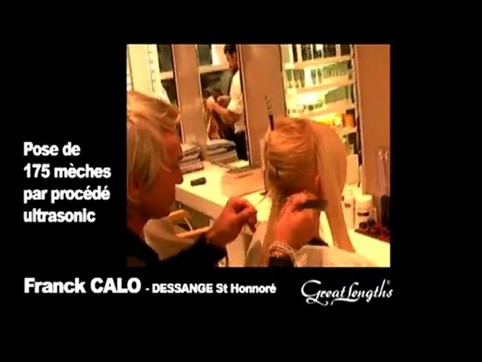 Pose extensions Great Lengths by Franck Calo (JD St Honoré)