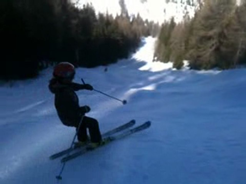 Descente En SKI De William A La Plagne