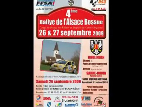 Rallye Alsace Bossue 2009 2 ème partie
