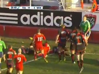 Les essais de Toulon face au Munster