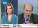 Πρωινή ενημέρωση ΝΕΤ, Δαμιανός Σακάς, 1/12/2010