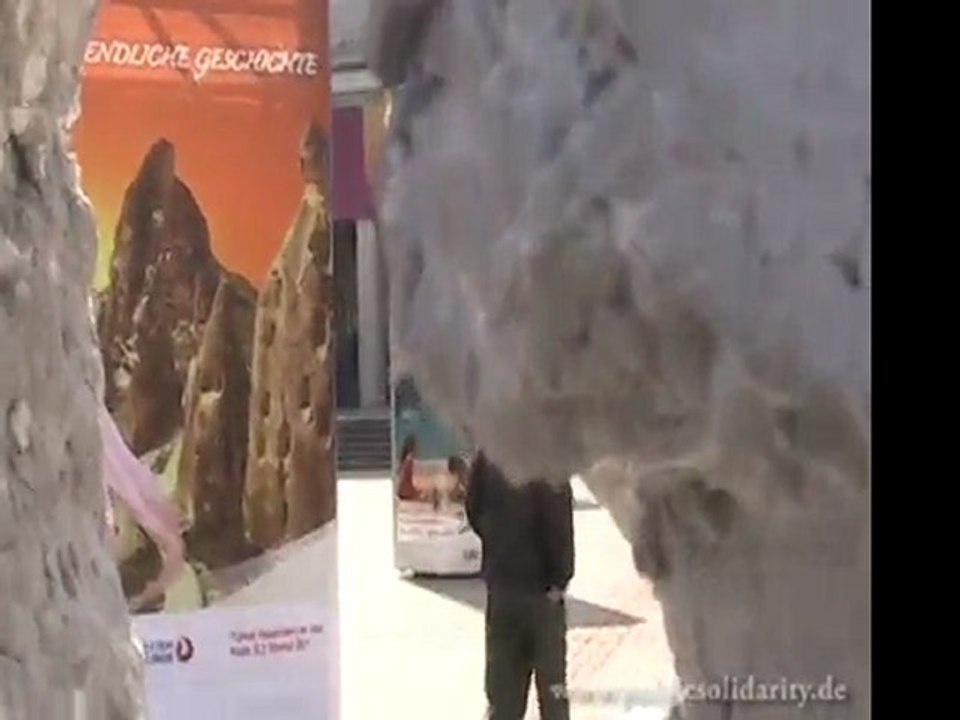 Kein Tourismus hinter israelischer Apartheidmauer!