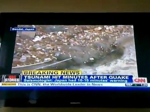 CNN Tsunami au Japon 3-11-11