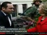 Clinton visita Egipto tras la caída de Mubarak