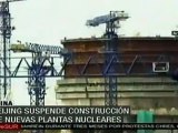 Beijing suspendió construcción de nuevas plantas nucleares