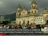Senado aprobó facultades para reestructuración del Estado