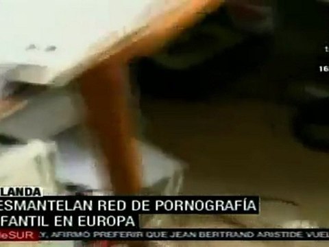 Europol desmantela red de pornografía infantil