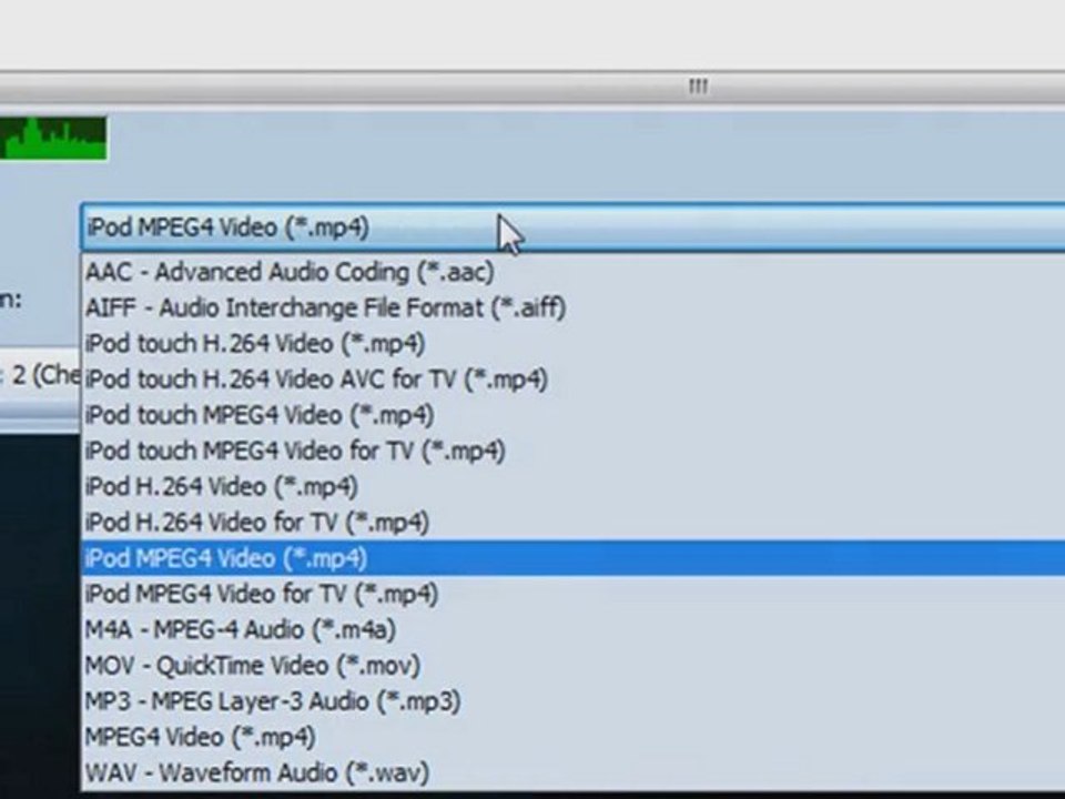 Convert any audio or video for iPod or iPhone