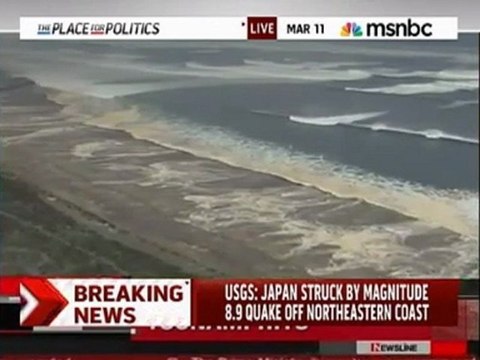 Tsunami au Japon, Mars 2011 tremblement de terre
