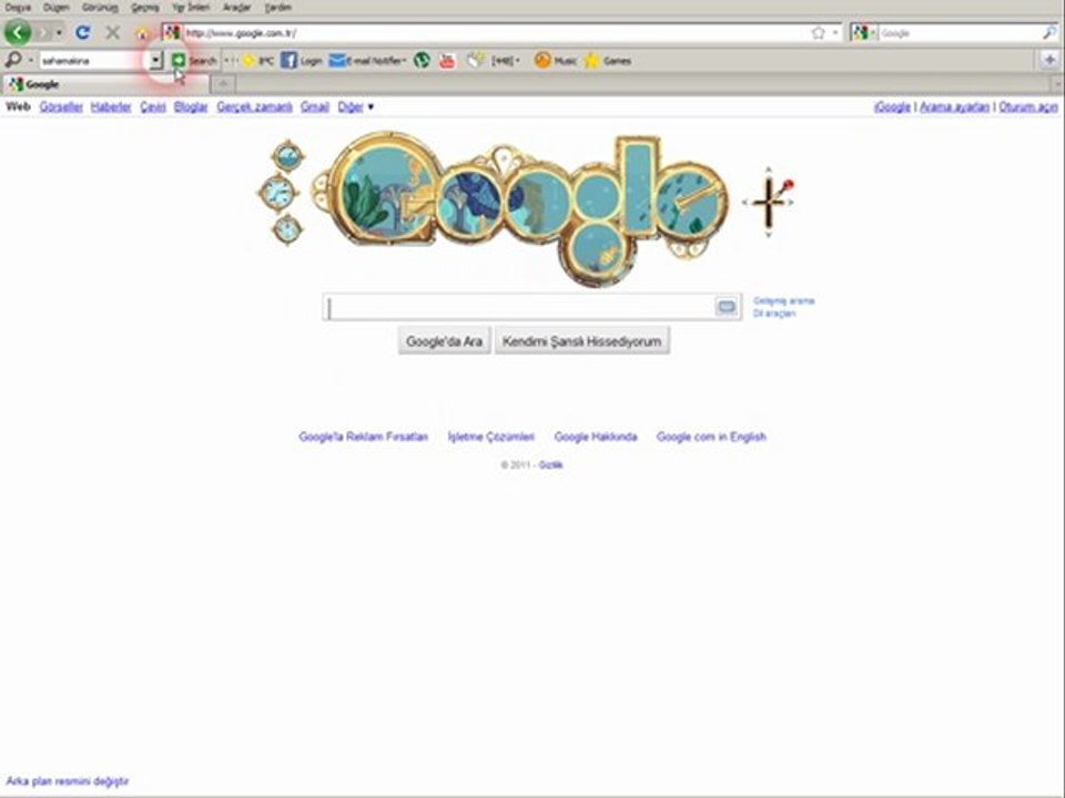 firefox açılış sayfası değiştirme
