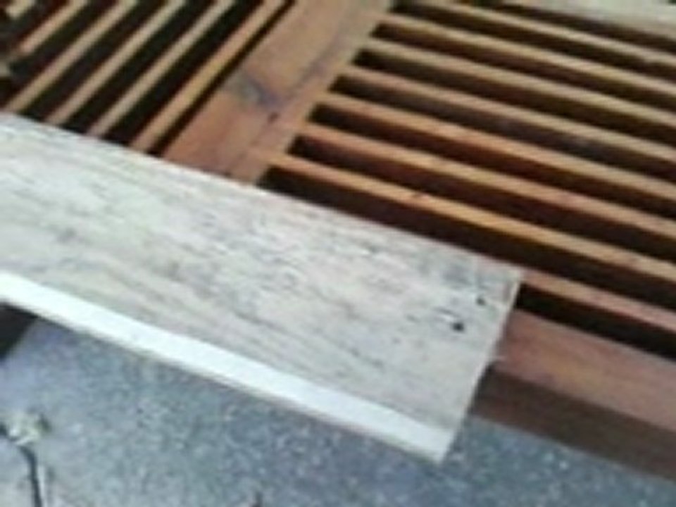 toujours avec des planches de recup et de l'huile de coude