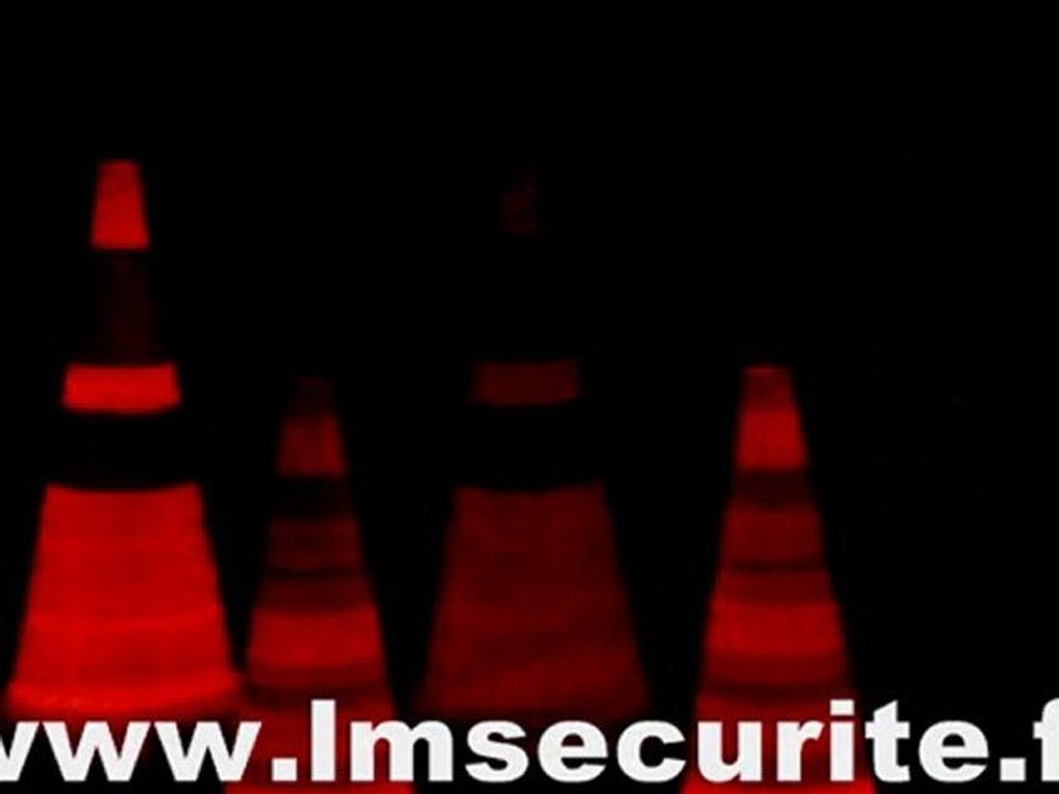 CONE  ROUTIER  LUMINEUX  RETRACTABLE