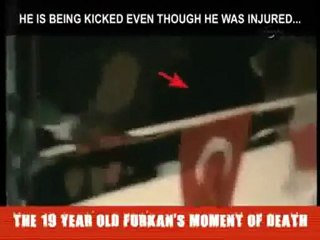 İsrail askerinin Furkan Doğanı vurduğu an