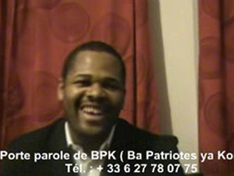 MISE AU POINT DE REX KAZADI LE PATRIOTE AUX CONGOLAIS