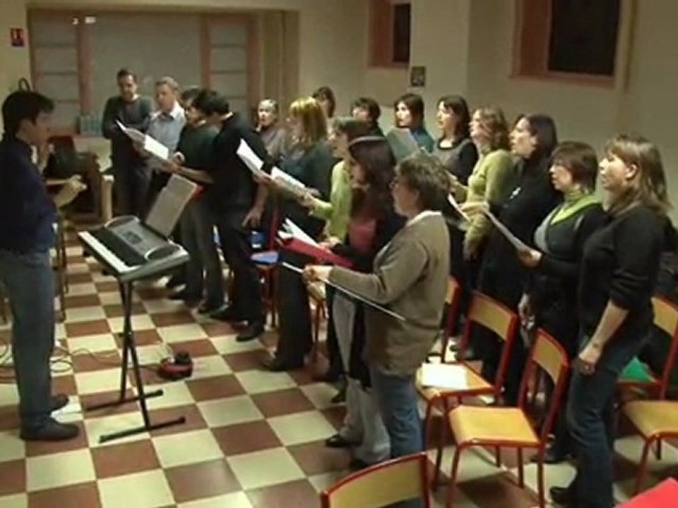 Répétition de la chorale EnHarmonie