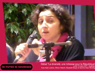 Sihem Habchi en débat à Argenteuil - mars 2011