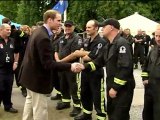 Nouvelle-Zélande: le Prince William de passage à Christchurch