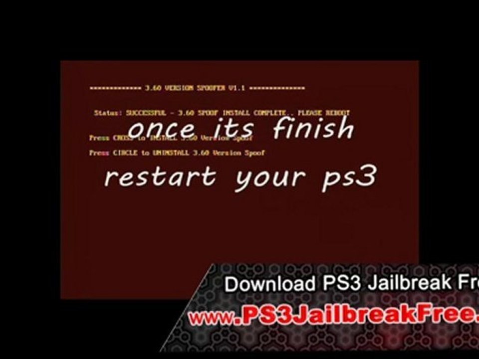 PS3 Jailbreak 3.60 new, How to Jailbreak PS3 3.60 firmware
