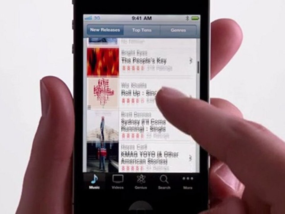 Apple Pub : Apple  iPhone4 - TV Ad - iPod iTunes (VO - 2011 - HD)