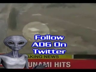 UFO Observes Japan Earthquake "Confirmed Helicopter"