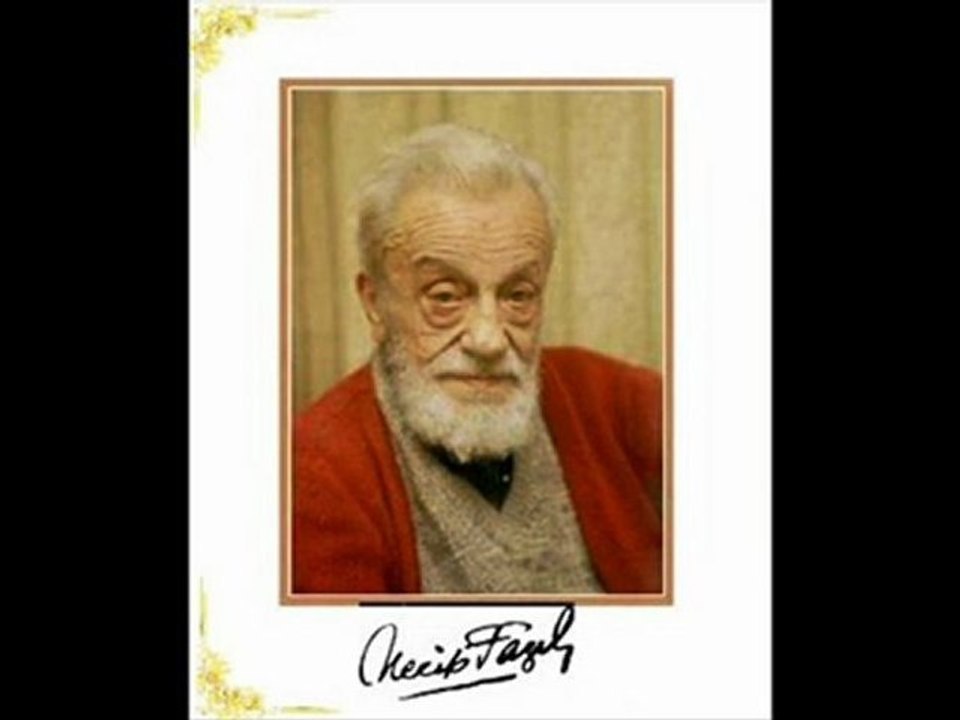 Dailymotion - Necip Fazıl Kısakürek - Kaldırımlar 1 (Kendi Sesinden 3)