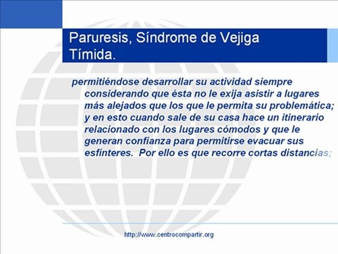 Terapia Psicológica - Tratamiento de la Paruresis
