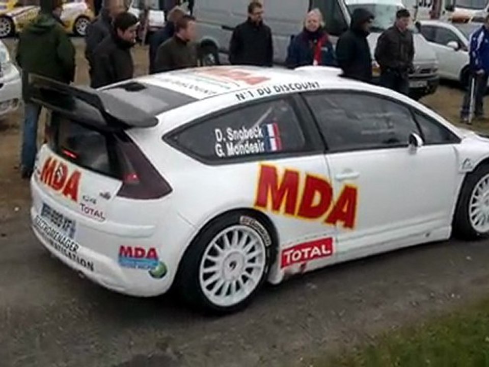 C4 WRC essai rally du touquet 2011 HD