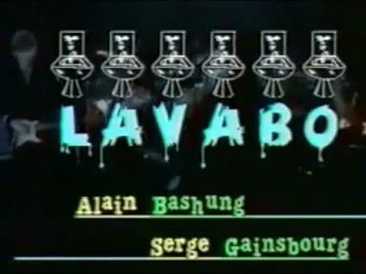 Bashung " Lavabo" - Vidéo Dailymotion
