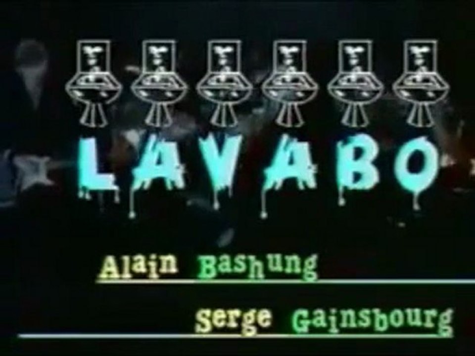 Bashung " Lavabo"