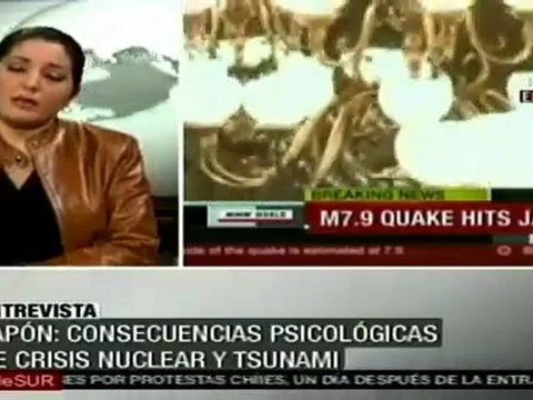 Consecuencias psicológicas de crisis nuclear y tsunami