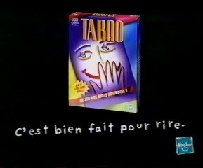 Publicité TABOO Hasbro 2000