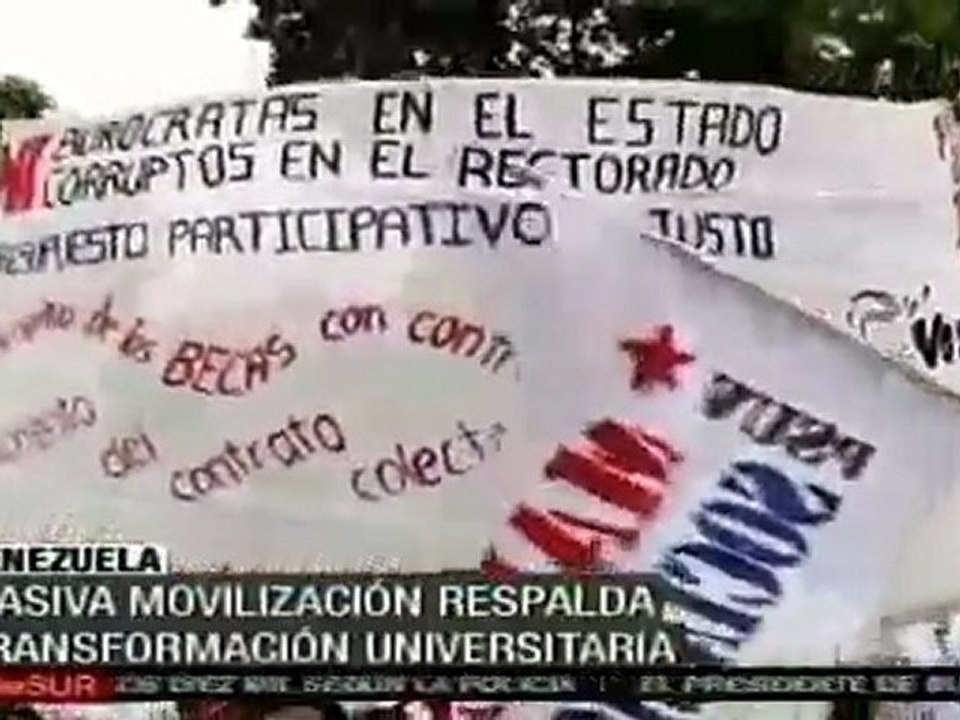 Masiva movilización respalda transformación universitaria