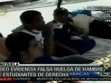 Falsa huelga de hambre de estudiantes en Venezuela