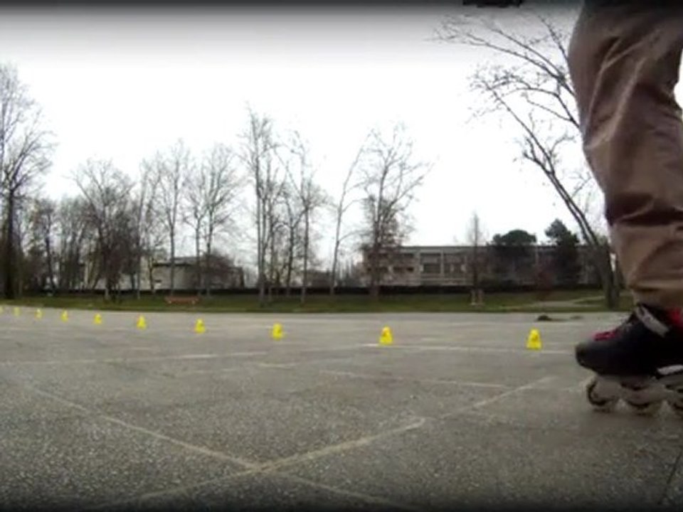 Juju, entrainement slalom freestyle (16/03/11)