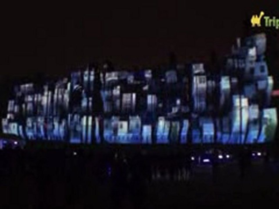 Mapping 3D sur le Chateau de saint germain en laye