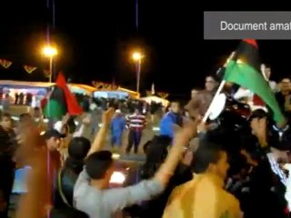 Libye : Les insurgés fêtent l'adoption de la résolution de l'ONU