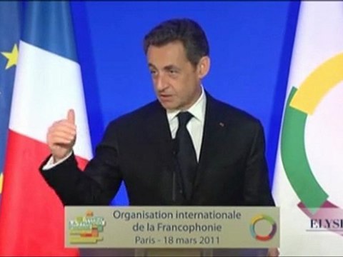 Nicolas Sarkozy inaugure la Maison de la Francophonie à Paris