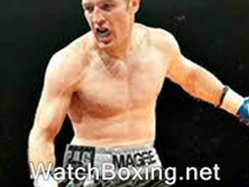 watch ppv Brian Magee vs Lucian Bute live streaming