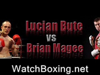 watch Brian Magee vs Lucian Bute live streaming online
