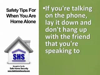 Safe Home Security Tips - 1