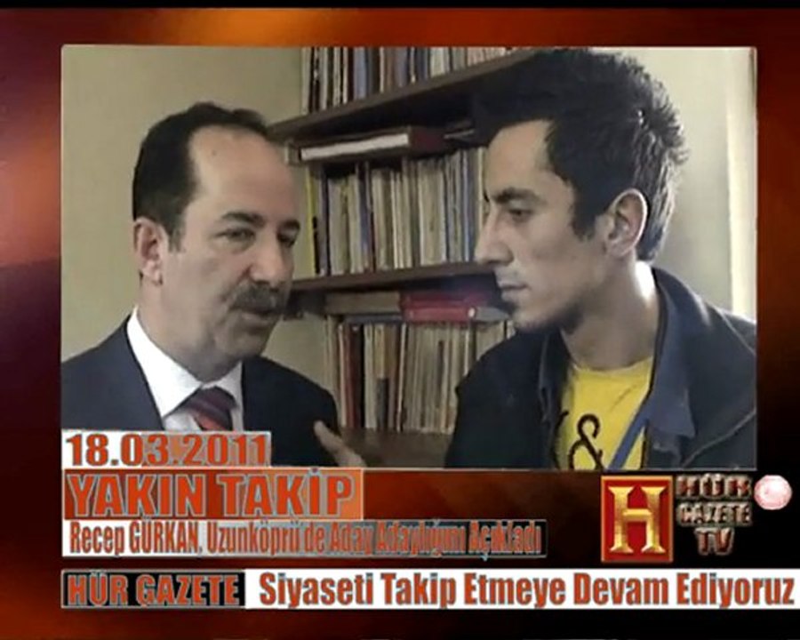 Recep Gürkan, Uzunköprü'de CHP'den Aday AdaylığınıAçıkladı Edirne 2011
