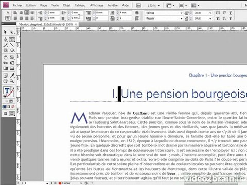 InDesign CS4 : Insérer des caractères spéciaux